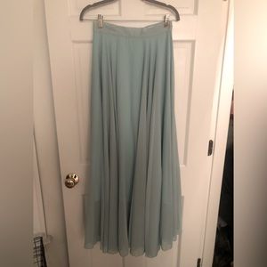 Never worn chic wish maxi skirt! Beautiful teal color in person! TTS and is a S